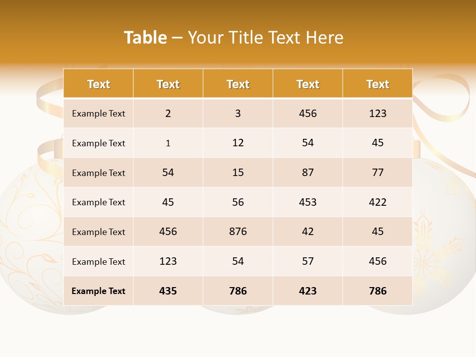 Abstract Festive Isolated PowerPoint Template