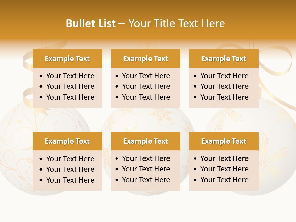 Abstract Festive Isolated PowerPoint Template