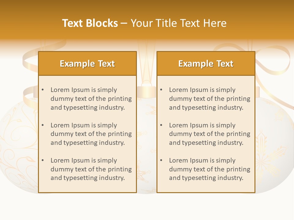 Abstract Festive Isolated PowerPoint Template