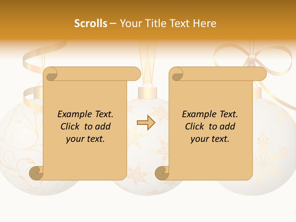 Abstract Festive Isolated PowerPoint Template