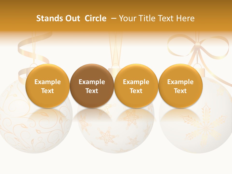 Abstract Festive Isolated PowerPoint Template