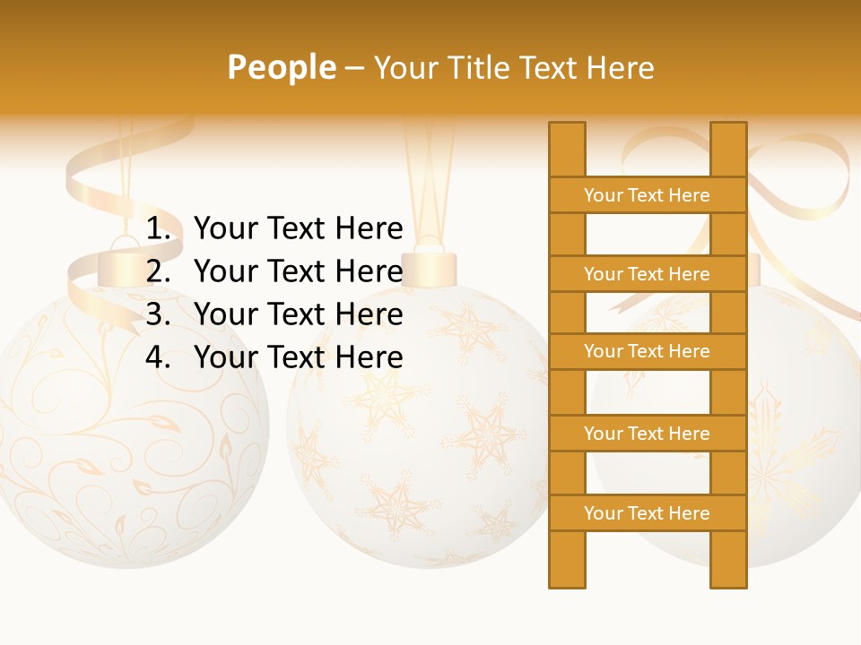 Abstract Festive Isolated PowerPoint Template