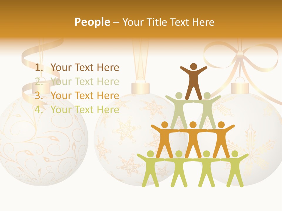 Abstract Festive Isolated PowerPoint Template