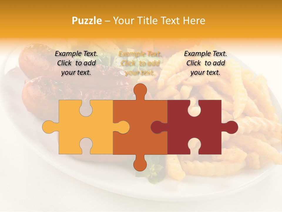 Dressing Roasted Meat PowerPoint Template