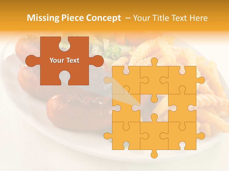 Dressing Roasted Meat PowerPoint Template