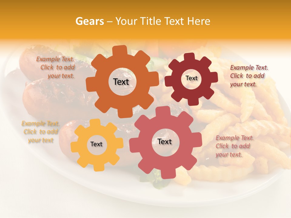 Dressing Roasted Meat PowerPoint Template