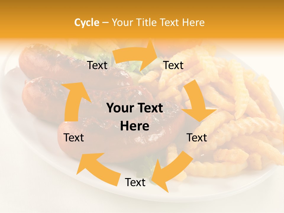 Dressing Roasted Meat PowerPoint Template