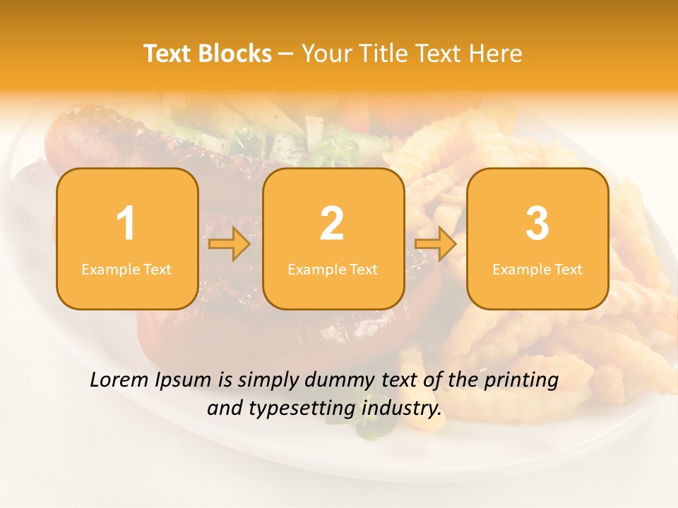 Dressing Roasted Meat PowerPoint Template