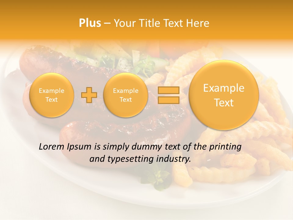 Dressing Roasted Meat PowerPoint Template
