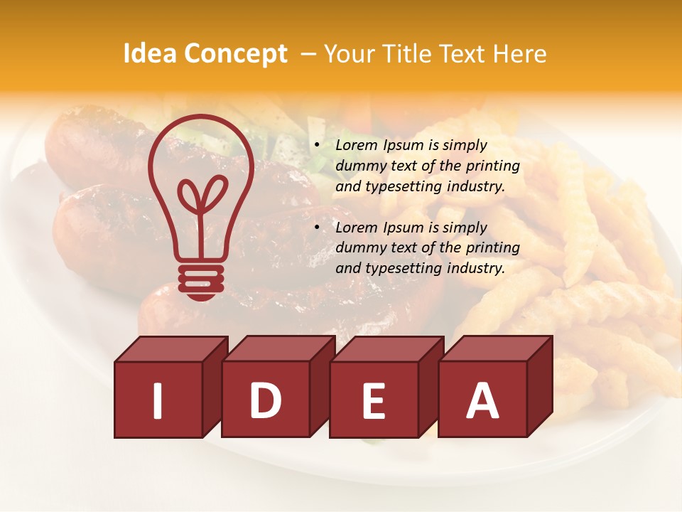 Dressing Roasted Meat PowerPoint Template