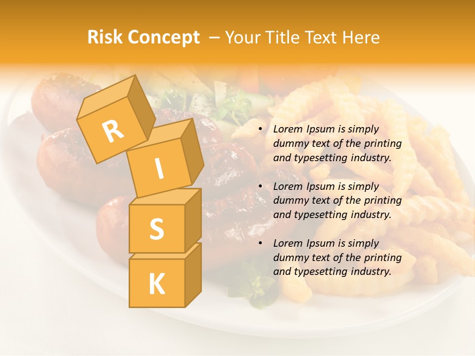 Dressing Roasted Meat PowerPoint Template