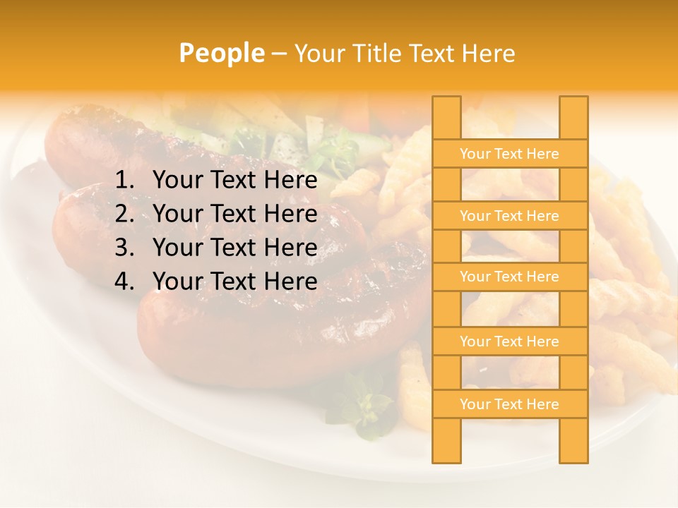 Dressing Roasted Meat PowerPoint Template