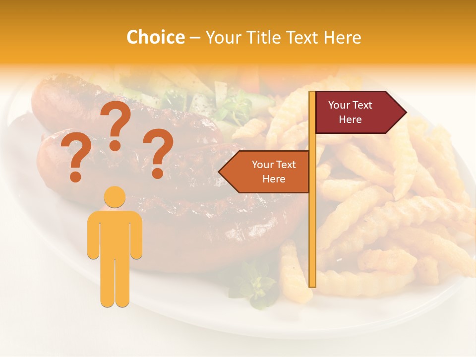 Dressing Roasted Meat PowerPoint Template