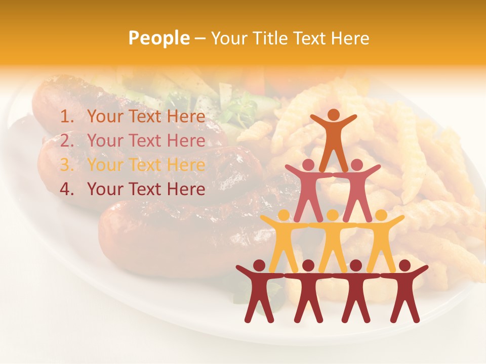 Dressing Roasted Meat PowerPoint Template