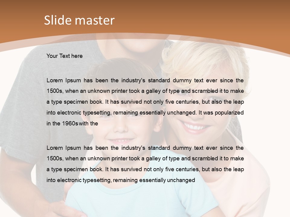 Together Son Embrace PowerPoint Template