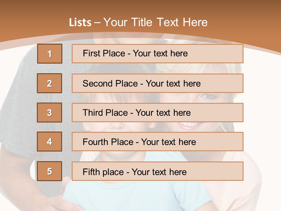 Together Son Embrace PowerPoint Template