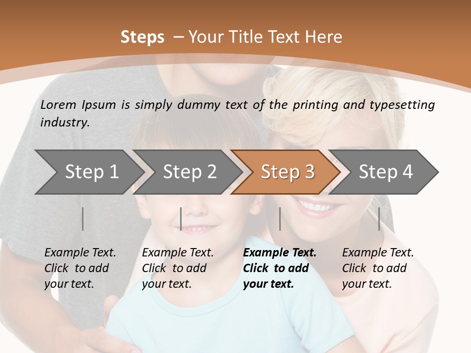 Together Son Embrace PowerPoint Template