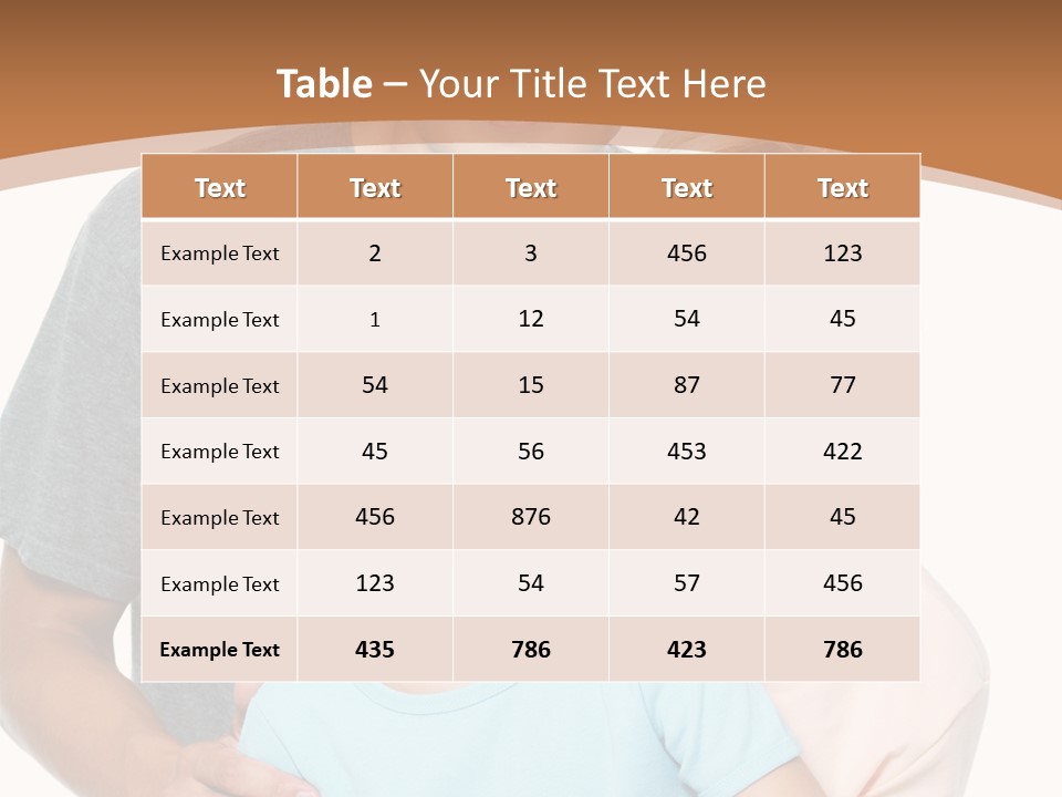 Together Son Embrace PowerPoint Template