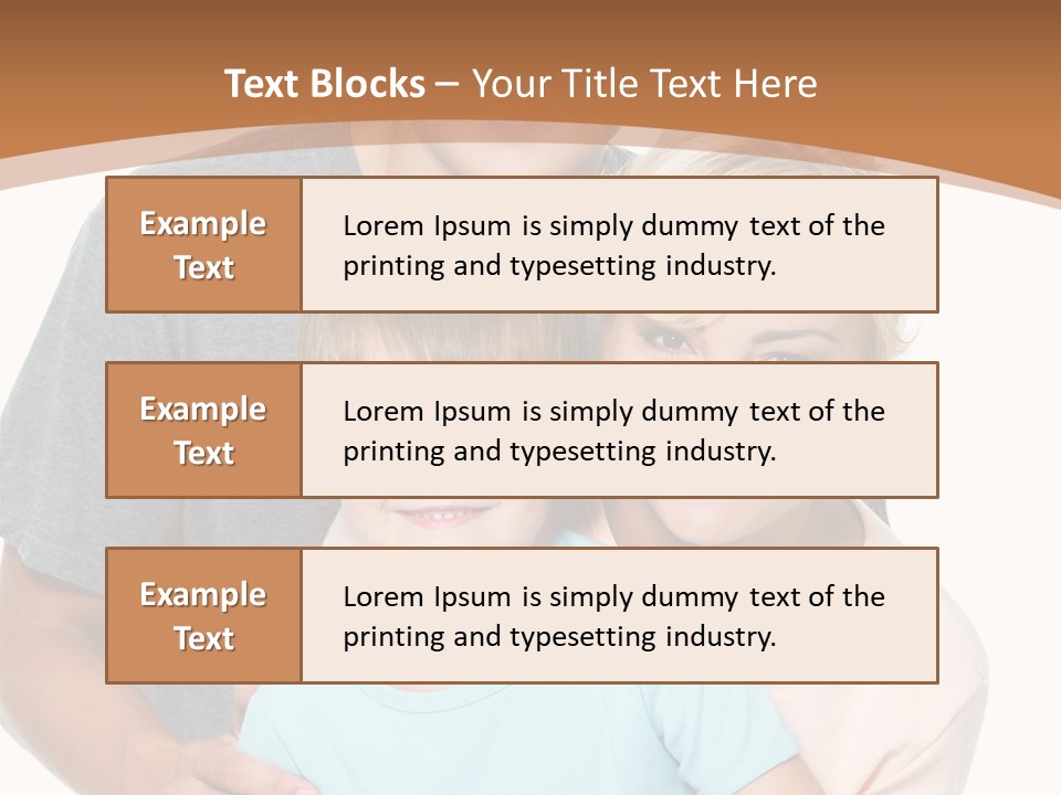Together Son Embrace PowerPoint Template