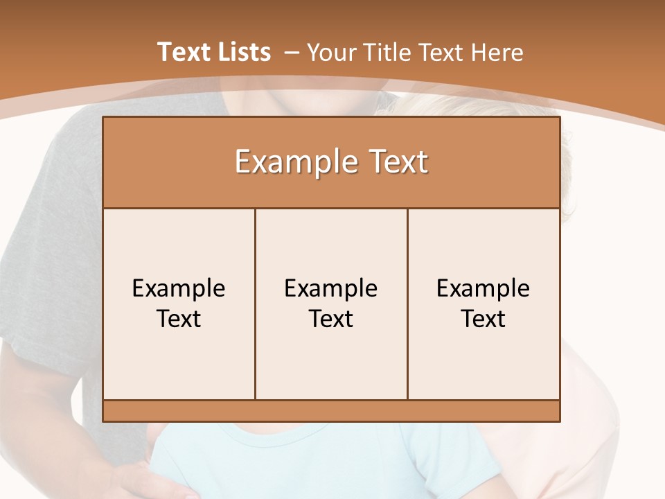 Together Son Embrace PowerPoint Template