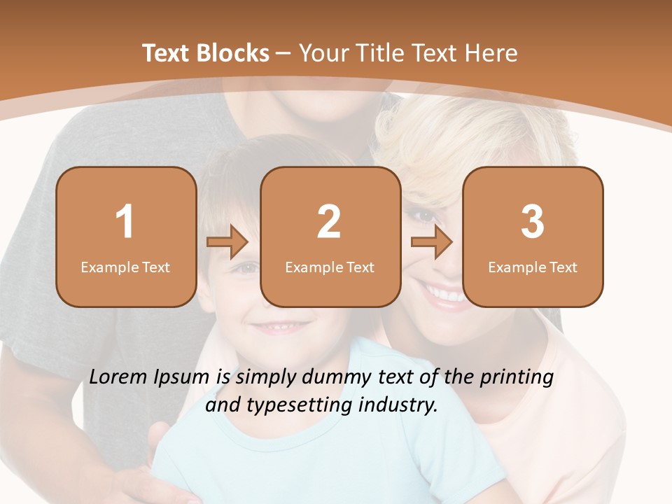 Together Son Embrace PowerPoint Template