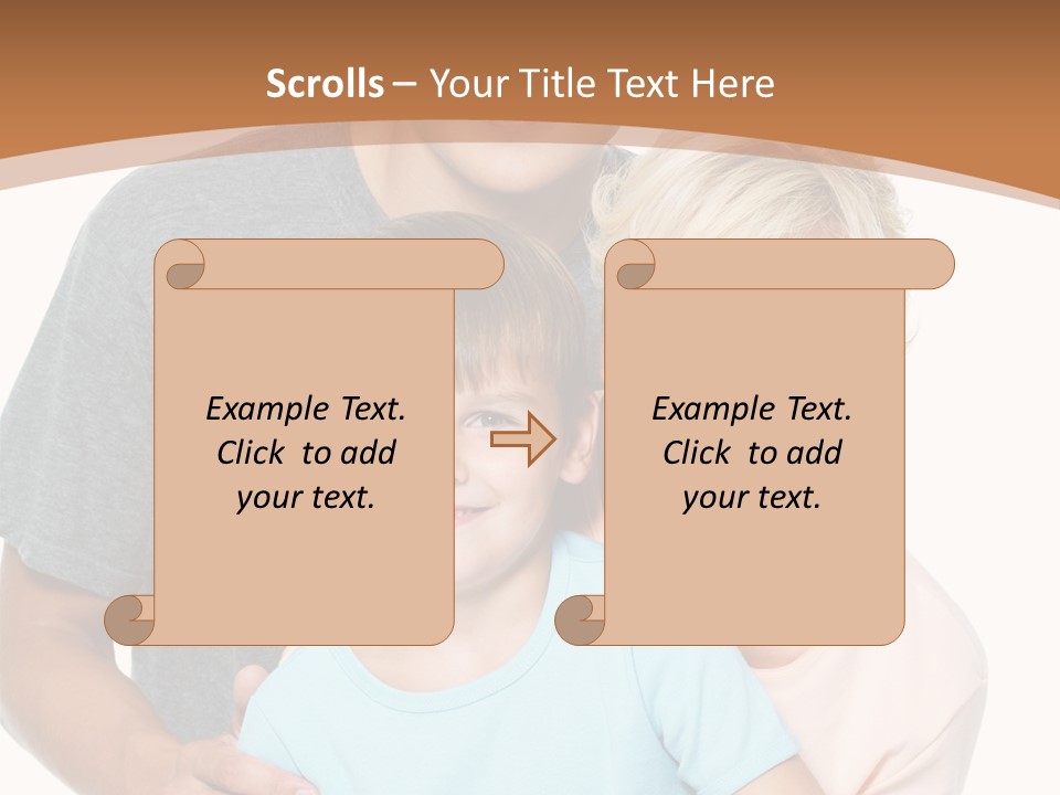 Together Son Embrace PowerPoint Template