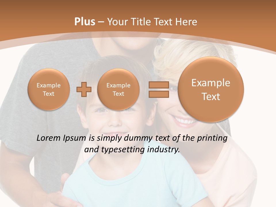Together Son Embrace PowerPoint Template