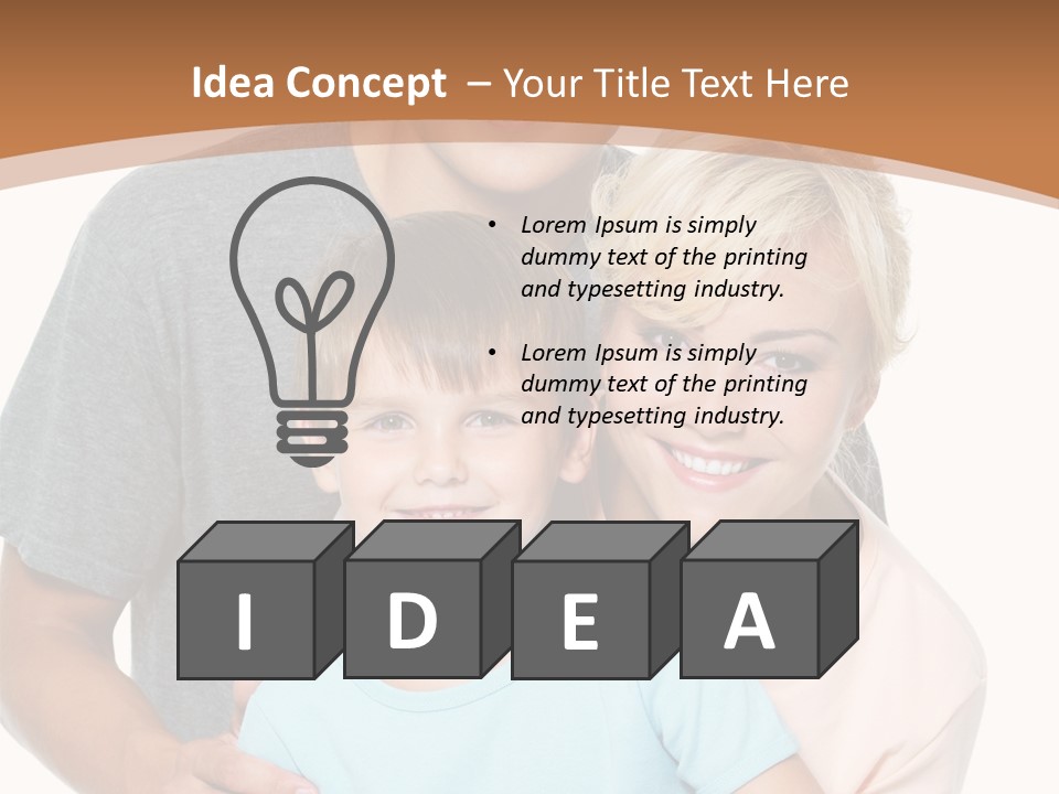 Together Son Embrace PowerPoint Template