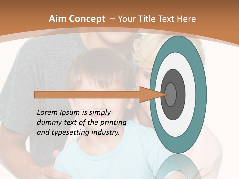 Together Son Embrace PowerPoint Template