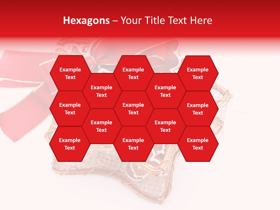 Ornament Heart White Background PowerPoint Template