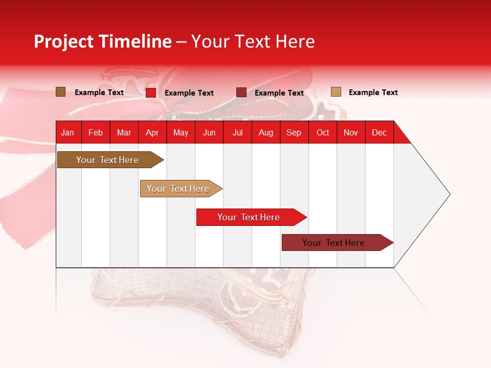 Ornament Heart White Background PowerPoint Template