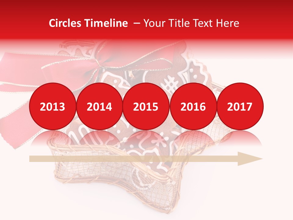 Ornament Heart White Background PowerPoint Template