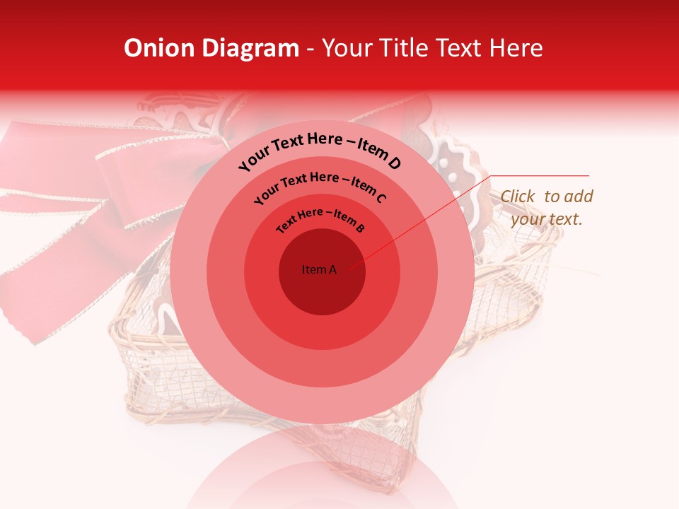 Ornament Heart White Background PowerPoint Template