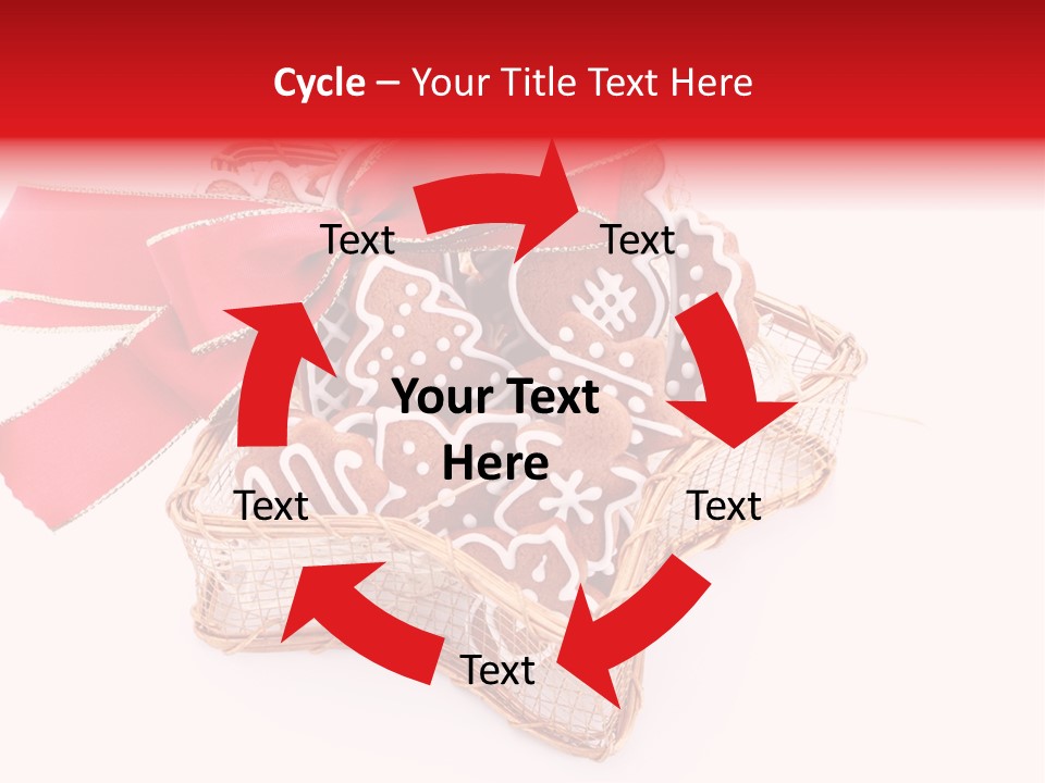 Ornament Heart White Background PowerPoint Template