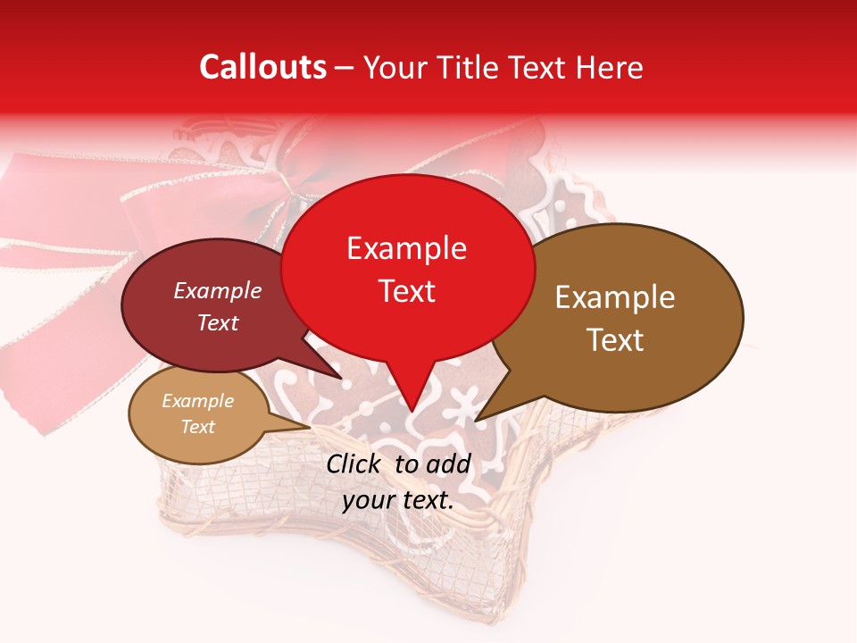 Ornament Heart White Background PowerPoint Template