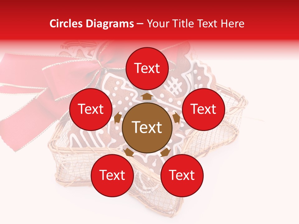 Ornament Heart White Background PowerPoint Template