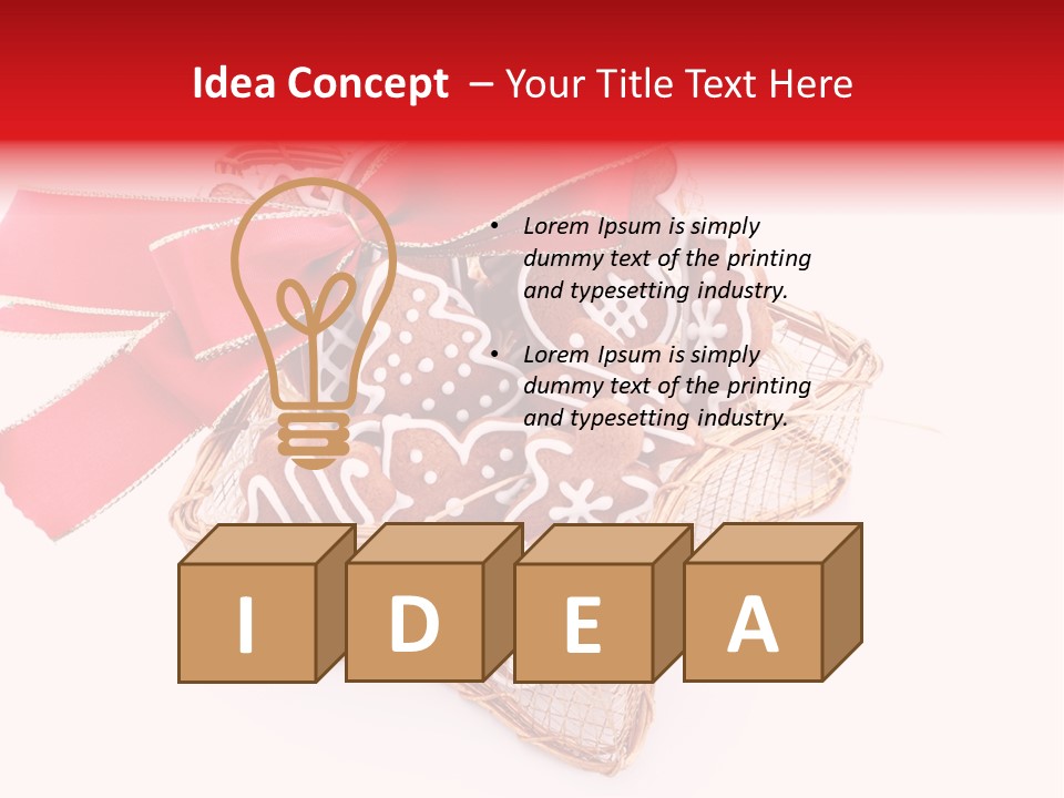 Ornament Heart White Background PowerPoint Template