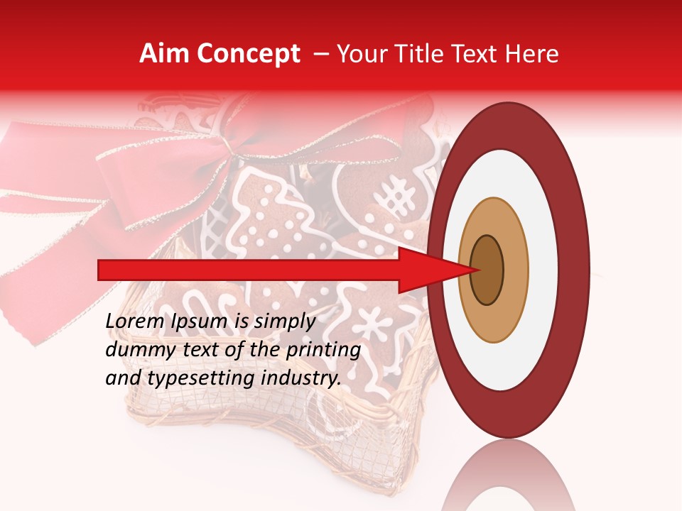 Ornament Heart White Background PowerPoint Template