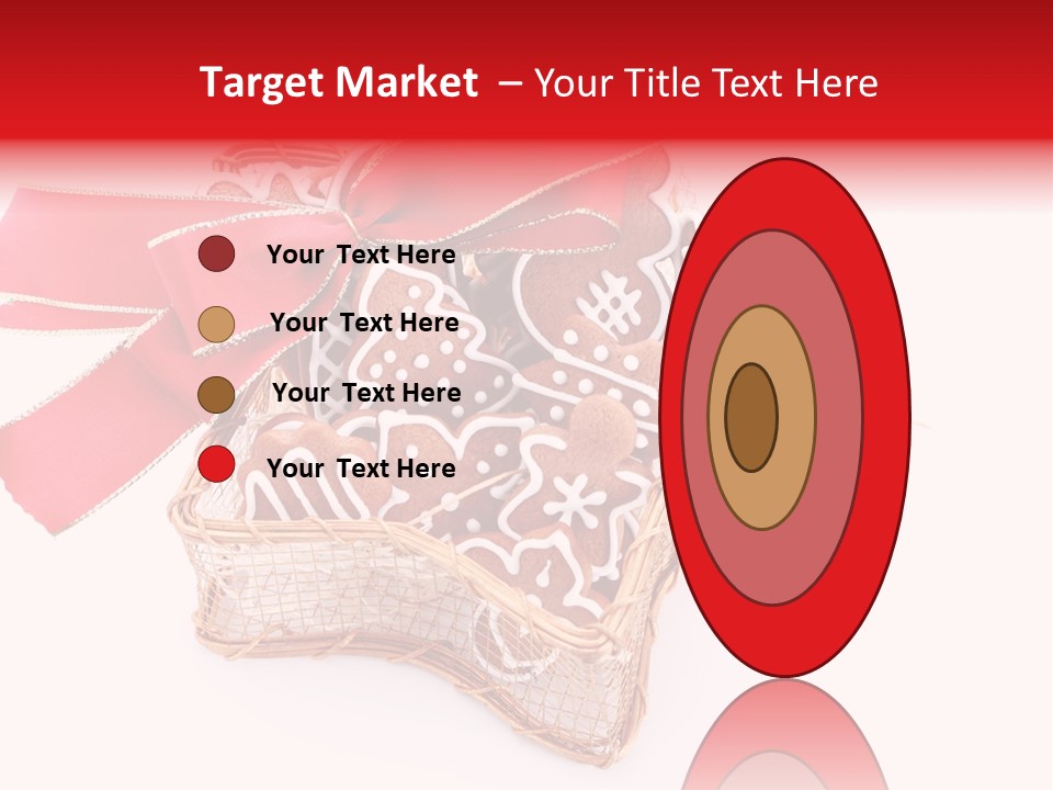 Ornament Heart White Background PowerPoint Template