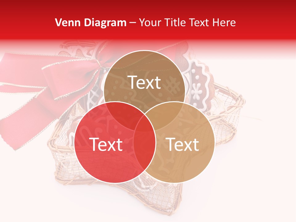 Ornament Heart White Background PowerPoint Template