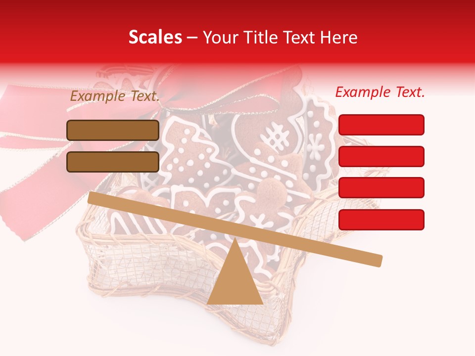 Ornament Heart White Background PowerPoint Template