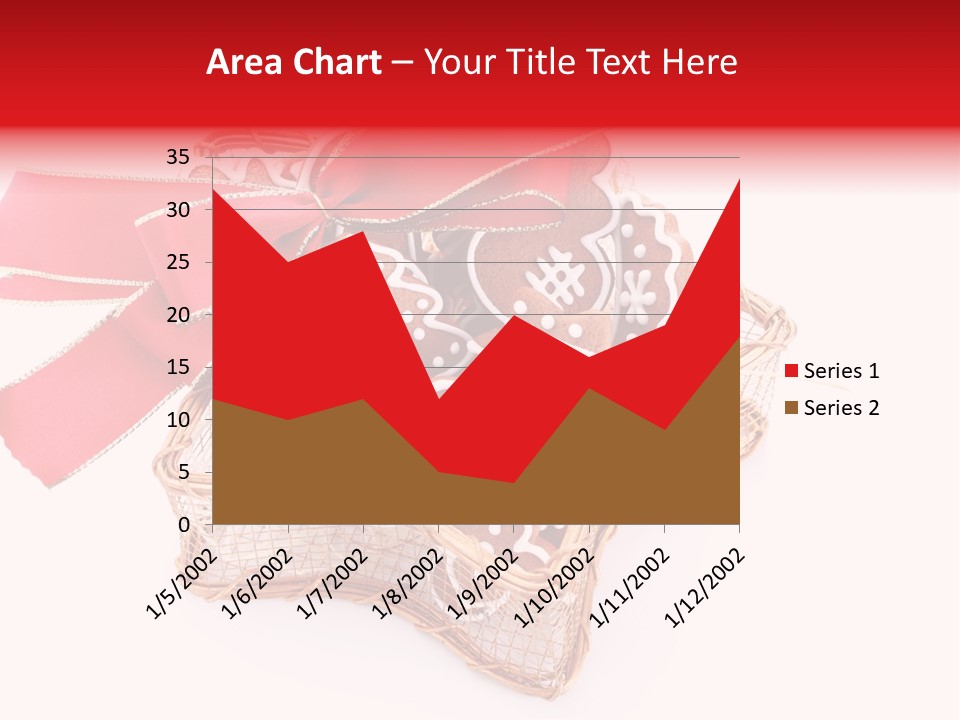 Ornament Heart White Background PowerPoint Template