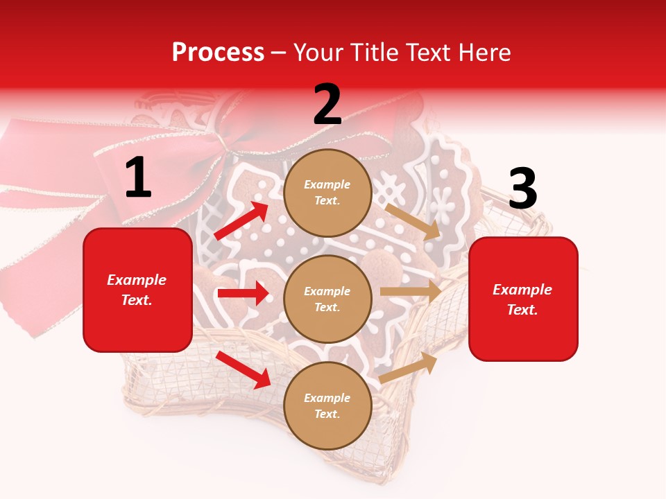 Ornament Heart White Background PowerPoint Template