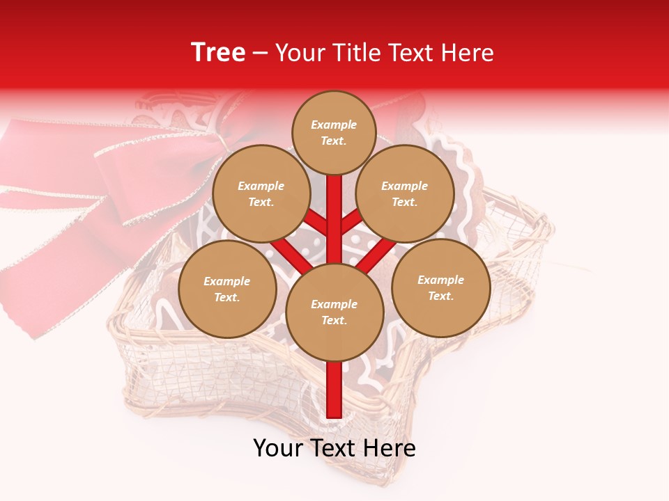 Ornament Heart White Background PowerPoint Template