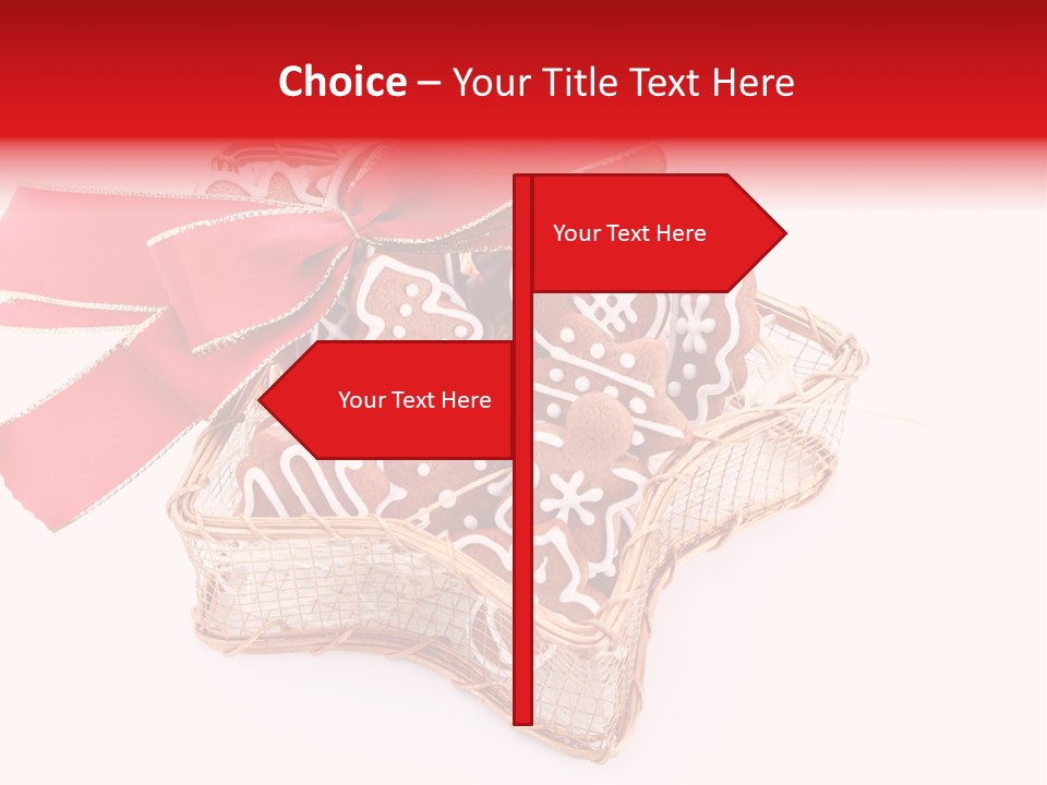 Ornament Heart White Background PowerPoint Template