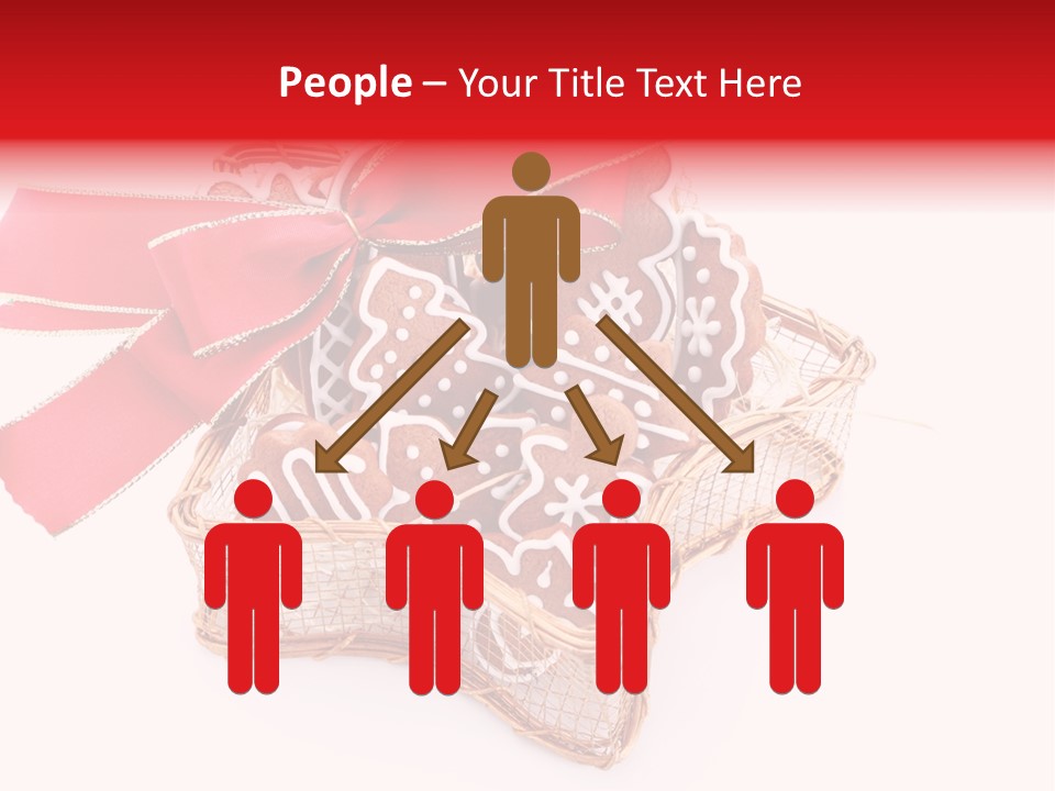 Ornament Heart White Background PowerPoint Template