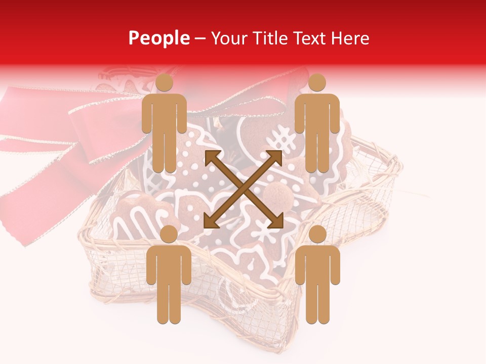 Ornament Heart White Background PowerPoint Template