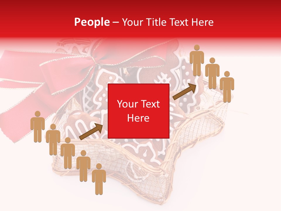 Ornament Heart White Background PowerPoint Template