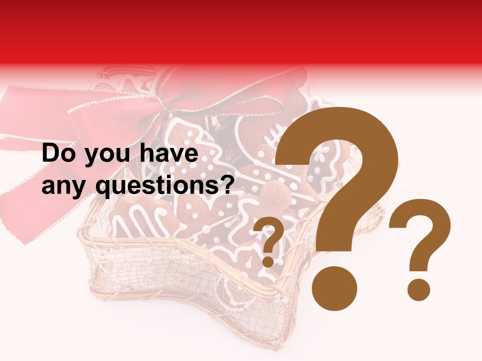 Ornament Heart White Background PowerPoint Template