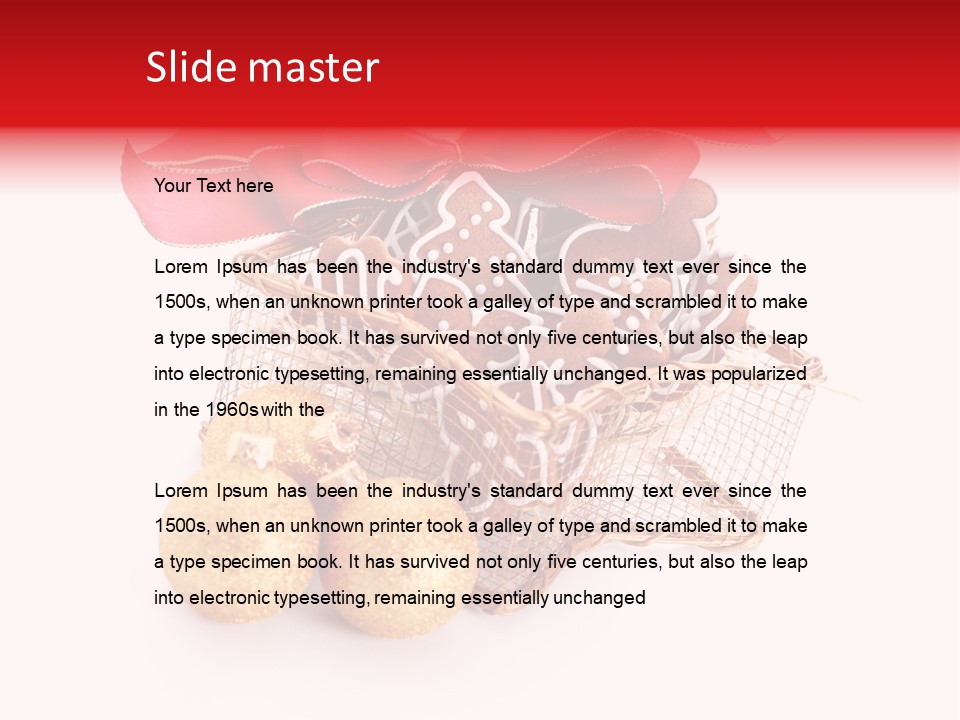 Food Snack Christmas PowerPoint Template